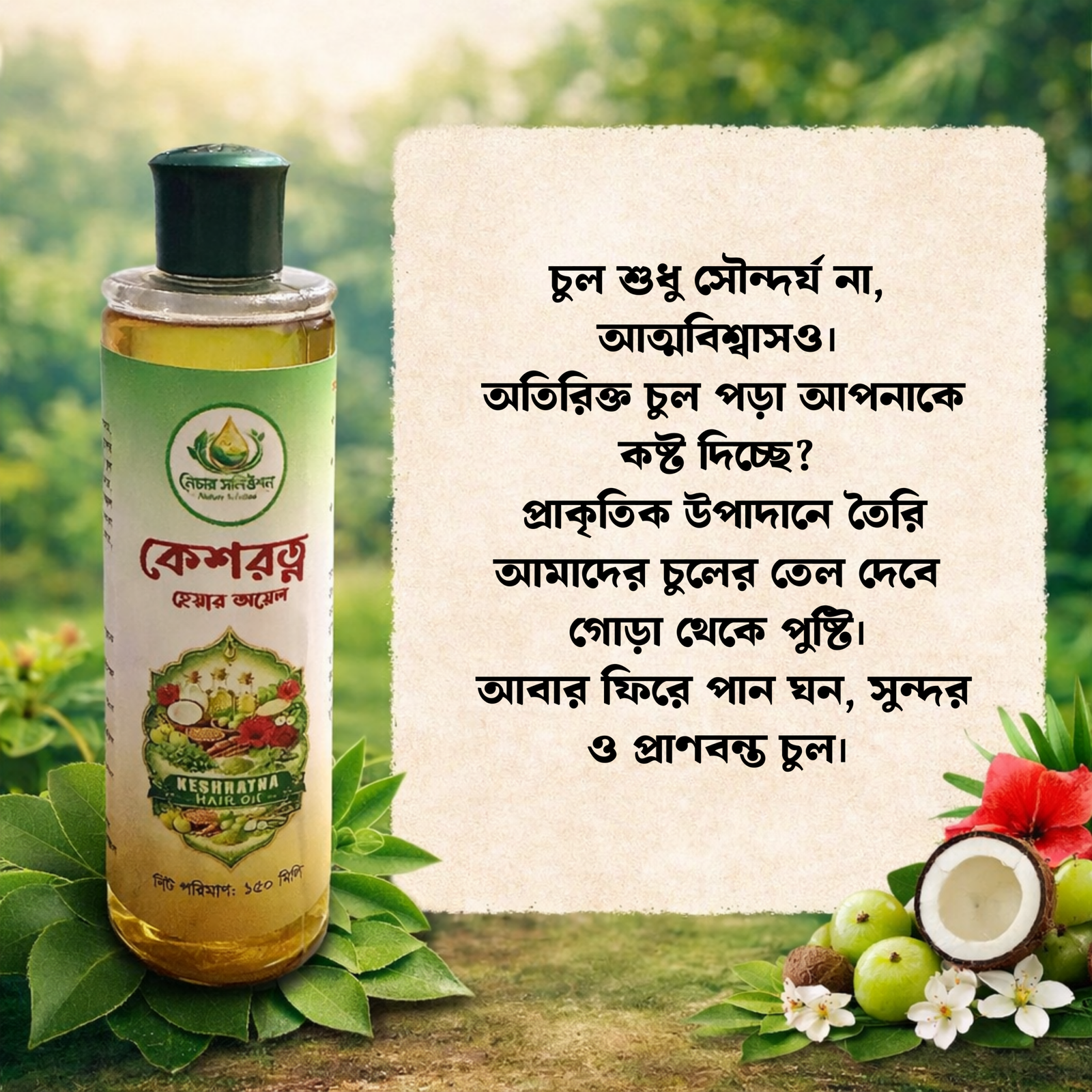 চুল শুধু সৌন্দর্য না, আত্মবিশ্বাসও। অতিরিক্ত চুল পড়া আপনাকে কষ্ট দিচ্ছে প্র_20260303_221237_0000